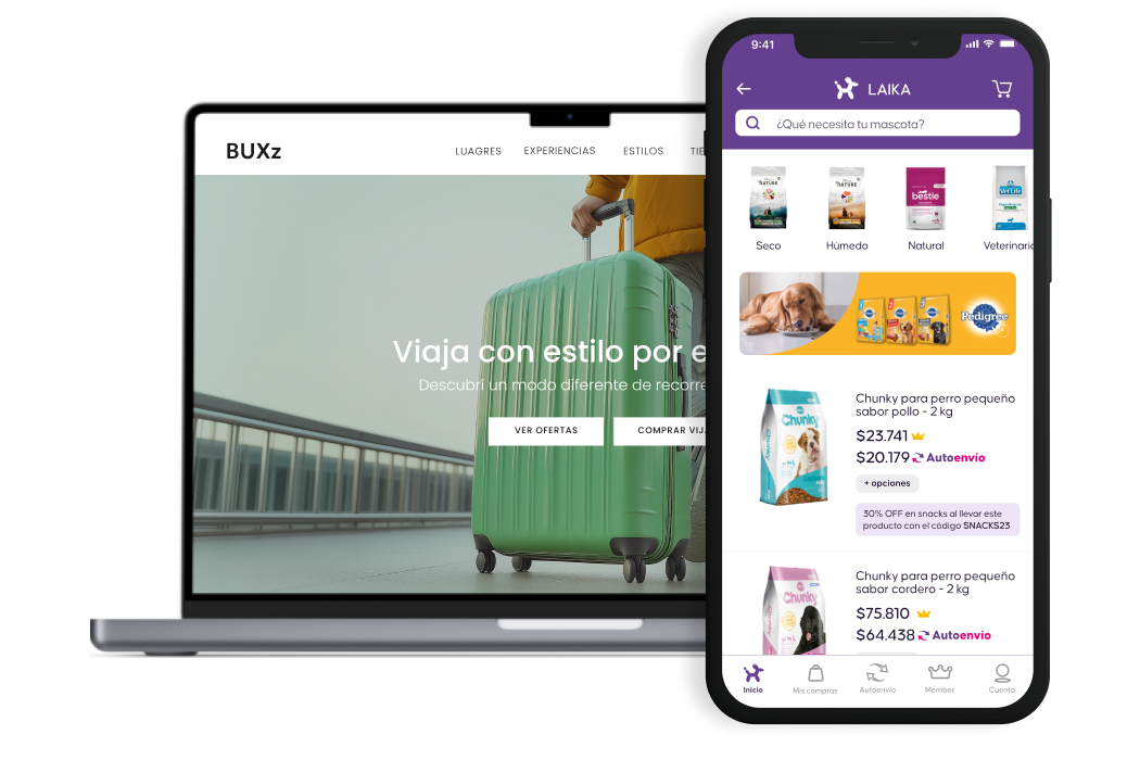 Diseño web responsive para computadoras y móviles